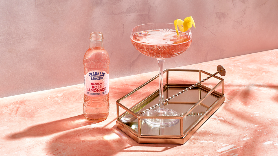 Franklin & Sons Tom Collins with Natural Rose Lemonade