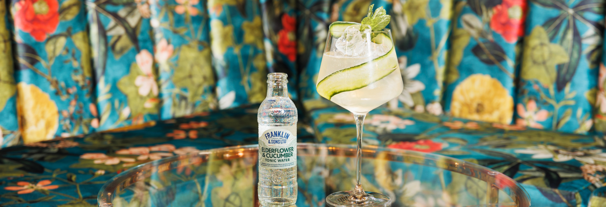 Elderflower Spritz cocktail made with Franklin & Sons Elderflower & Cucumber Tonic Water | Franklin & Sons